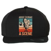 Short Film Writer Movie Maker Cinematographer Editor Wool Snapback Cap