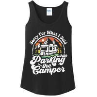 Sorry For What I Said While Parking Camper Camping RV Gift Ladies Essential Tank