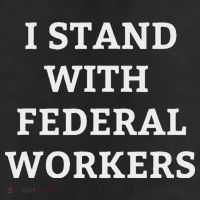 Support Federal Workers I Stand With Federal Employees Microfiber Hand Towel