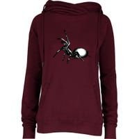 Sydney Funnel Web Spider Womens Funnel Neck Pullover Hood