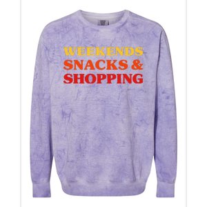 Shopping For Women Shopping For I Love Shopping Colorblast Crewneck Sweatshirt