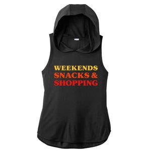 Shopping For Women Shopping For I Love Shopping Ladies PosiCharge Tri-Blend Wicking Draft Hoodie Tank