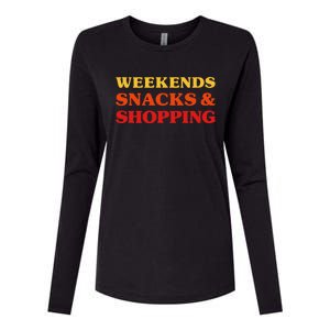 Shopping For Women Shopping For I Love Shopping Womens Cotton Relaxed Long Sleeve T-Shirt