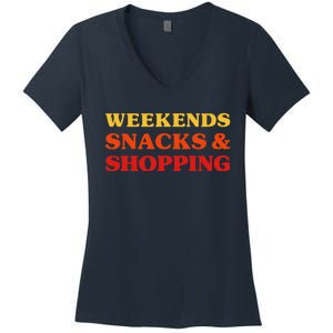 Shopping For Women Shopping For I Love Shopping Women's V-Neck T-Shirt