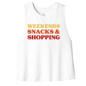 Shopping For Women Shopping For I Love Shopping Women's Racerback Cropped Tank