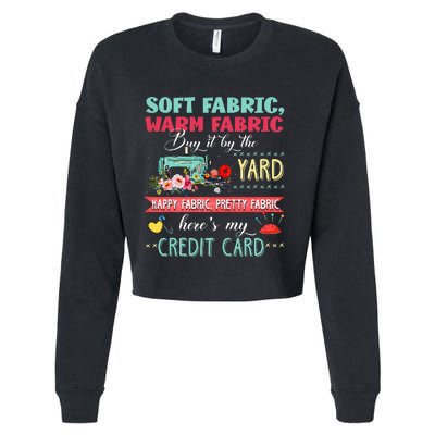 Soft Fabric Warm Fabric Buy It By The Yard Quilting Cropped Pullover Crew