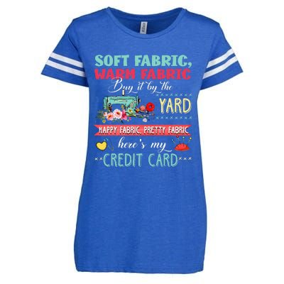 Soft Fabric Warm Fabric Buy It By The Yard Quilting Enza Ladies Jersey Football T-Shirt