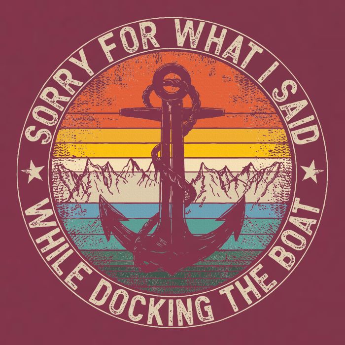Sorry For What I Said While Docking The Boat 16oz Travel Tumbler