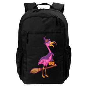 Spooky Flamingo Witch Costume for Halloween Daily Commute Backpack