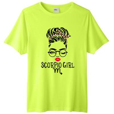 Scorpio Face Wink Eyes Lady Face Birthday Funny Gift Tall Fusion ChromaSoft Performance T-Shirt