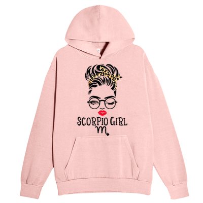 Scorpio Face Wink Eyes Lady Face Birthday Funny Gift Urban Pullover Hoodie