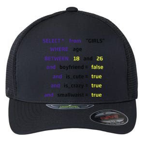 Select From Where Age Between 18 And 26 Flexfit Unipanel Trucker Cap