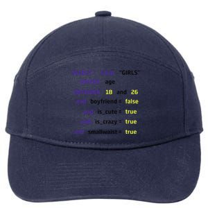 Select From Where Age Between 18 And 26 7-Panel Snapback Hat