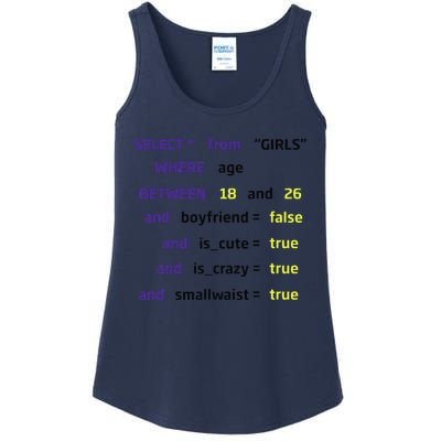 Select From Where Age Between 18 And 26 Ladies Essential Tank