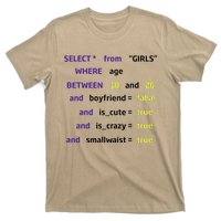 Select From Where Age Between 18 And 26 T-Shirt