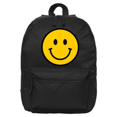 Smiling Face With Smiling Eyes Emoji Happy Face 16 in Basic Backpack