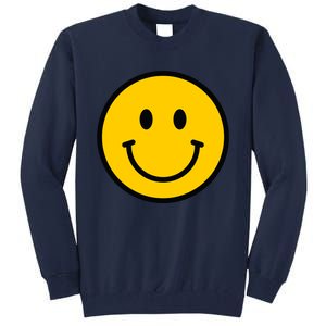 Smiling Face With Smiling Eyes Emoji Happy Face Tall Sweatshirt