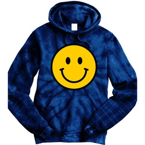 Smiling Face With Smiling Eyes Emoji Happy Face Tie Dye Hoodie