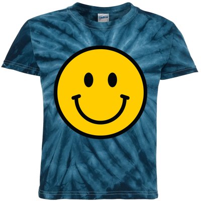 Smiling Face With Smiling Eyes Emoji Happy Face Kids Tie-Dye T-Shirt