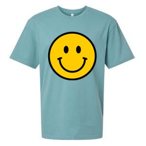 Smiling Face With Smiling Eyes Emoji Happy Face Sueded Cloud Jersey T-Shirt