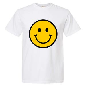 Smiling Face With Smiling Eyes Emoji Happy Face Garment-Dyed Heavyweight T-Shirt