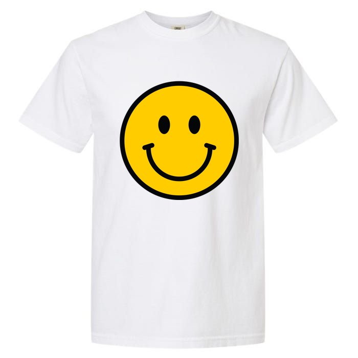 Smiling Face With Smiling Eyes Emoji Happy Face Garment-Dyed Heavyweight T-Shirt