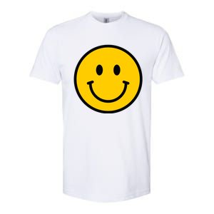 Smiling Face With Smiling Eyes Emoji Happy Face Softstyle CVC T-Shirt