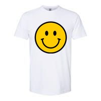 Smiling Face With Smiling Eyes Emoji Happy Face Softstyle CVC T-Shirt