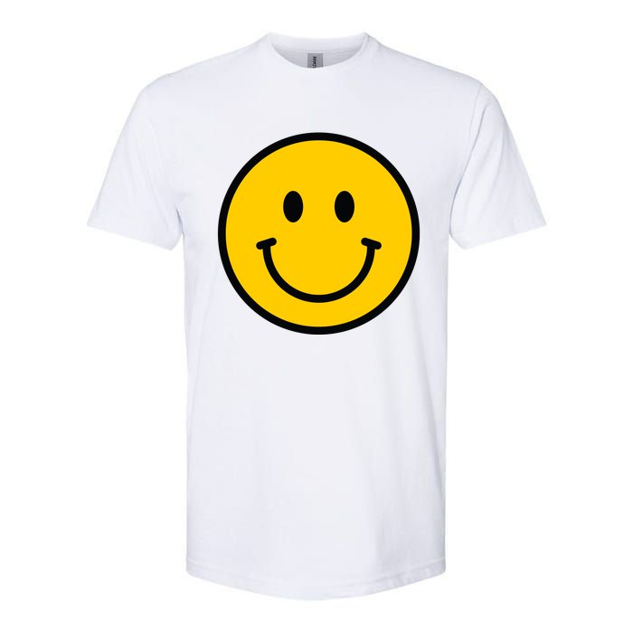 Smiling Face With Smiling Eyes Emoji Happy Face Softstyle CVC T-Shirt