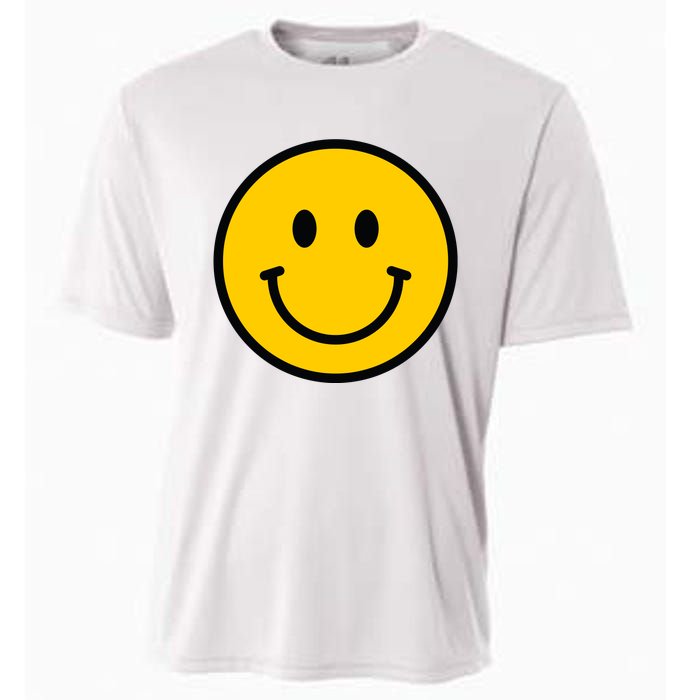 Smiling Face With Smiling Eyes Emoji Happy Face Cooling Performance Crew T-Shirt