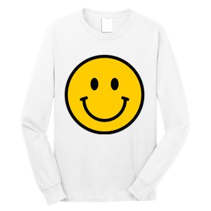 Smiling Face With Smiling Eyes Emoji Happy Face Long Sleeve Shirt