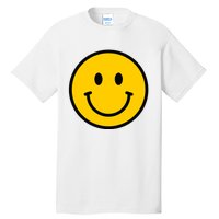 Smiling Face With Smiling Eyes Emoji Happy Face Tall T-Shirt