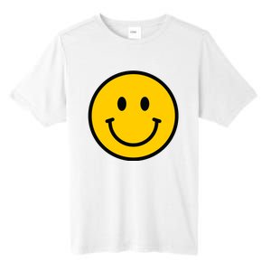 Smiling Face With Smiling Eyes Emoji Happy Face Tall Fusion ChromaSoft Performance T-Shirt