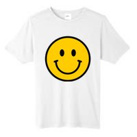 Smiling Face With Smiling Eyes Emoji Happy Face Tall Fusion ChromaSoft Performance T-Shirt