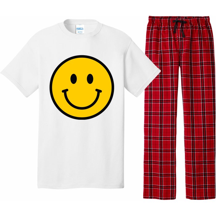 Smiling Face With Smiling Eyes Emoji Happy Face Pajama Set