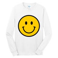 Smiling Face With Smiling Eyes Emoji Happy Face Tall Long Sleeve T-Shirt