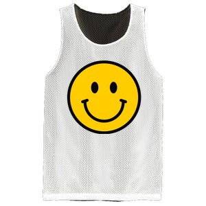 Smiling Face With Smiling Eyes Emoji Happy Face Mesh Reversible Basketball Jersey Tank