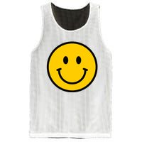 Smiling Face With Smiling Eyes Emoji Happy Face Mesh Reversible Basketball Jersey Tank