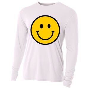 Smiling Face With Smiling Eyes Emoji Happy Face Cooling Performance Long Sleeve Crew