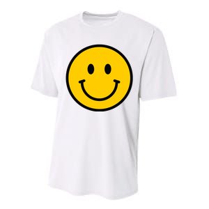 Smiling Face With Smiling Eyes Emoji Happy Face Performance Sprint T-Shirt