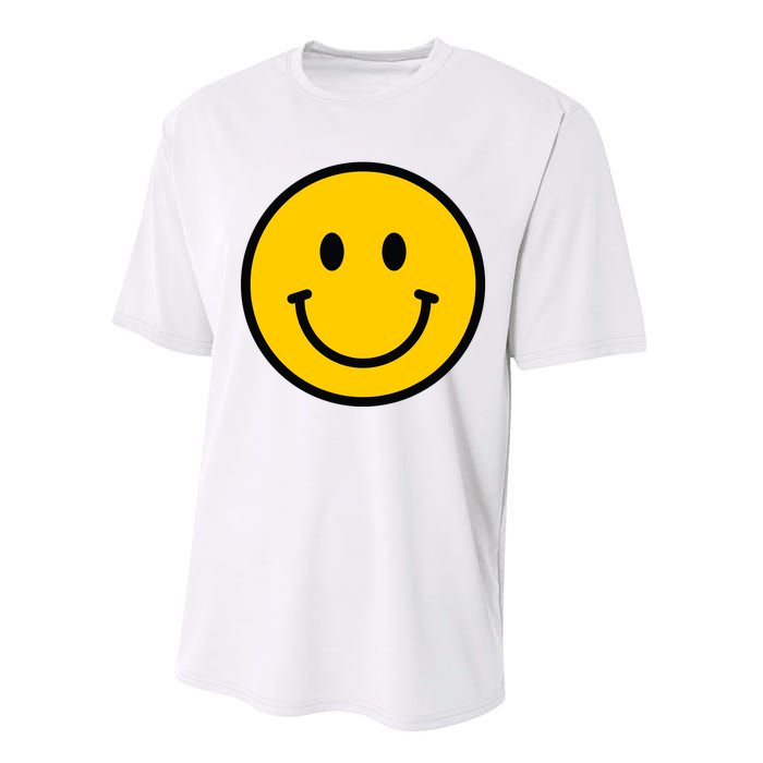 Smiling Face With Smiling Eyes Emoji Happy Face Performance Sprint T-Shirt