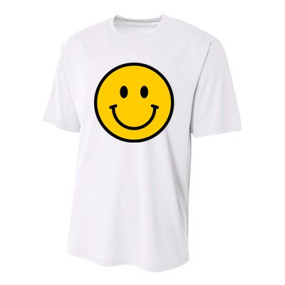 Smiling Face With Smiling Eyes Emoji Happy Face Youth Performance Sprint T-Shirt