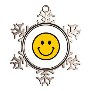 Smiling Face With Smiling Eyes Emoji Happy Face Metallic Star Ornament