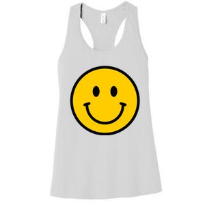 Smiling Face With Smiling Eyes Emoji Happy Face Women's Racerback Tank