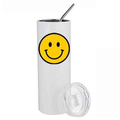 Smiling Face With Smiling Eyes Emoji Happy Face Stainless Steel Tumbler