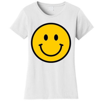 Smiling Face With Smiling Eyes Emoji Happy Face Women's T-Shirt