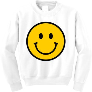 Smiling Face With Smiling Eyes Emoji Happy Face Kids Sweatshirt