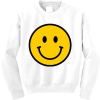 Smiling Face With Smiling Eyes Emoji Happy Face Kids Sweatshirt