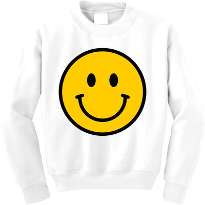 Smiling Face With Smiling Eyes Emoji Happy Face Kids Sweatshirt