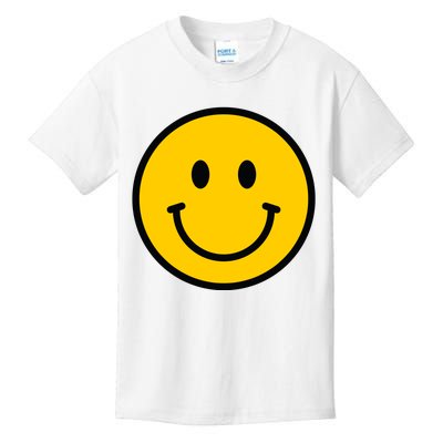 Smiling Face With Smiling Eyes Emoji Happy Face Kids T-Shirt